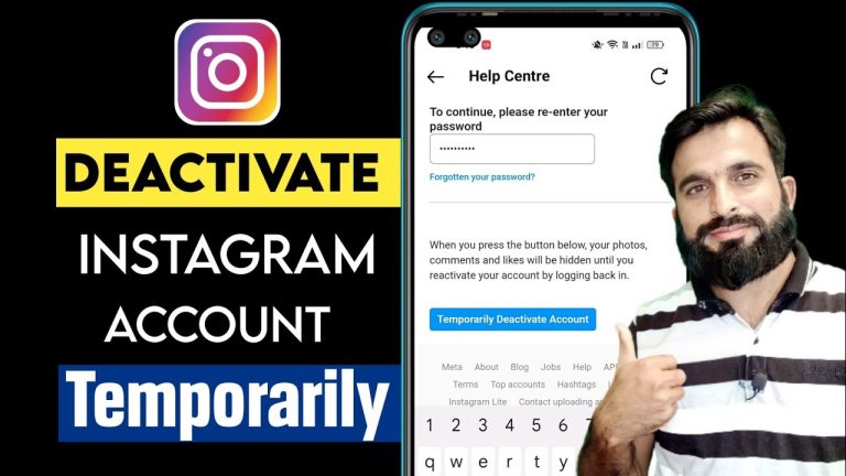 How to Disable Instagram: Complete Guide to Temporarily Deactivate Your Account